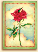 Rose Petal Nest watercolor by Sasha St John